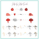 Oh Darling (CjSV-49)  - Clear Jelly Stamping Plate